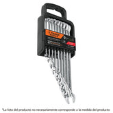 Juego de 9 llaves combinadas extralarga desde 1/4" hasta 3/4" truper